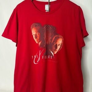 Red X-Files Graphic Vintage T-Shirt